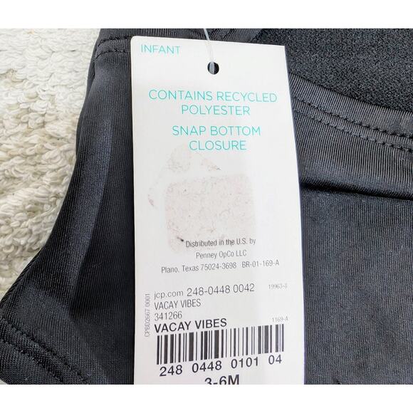 Outdoor Oasis Infant Swimsuit Bodysuit Vacay Vibes Size 3-6M NWT - Picture 3 of 3